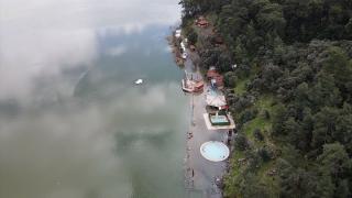 Aşırı yağışlar Köyceğiz Gölü'nü taşırdı