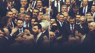 CHP'li vekillerden TBMM'de kürsü provokasyonu