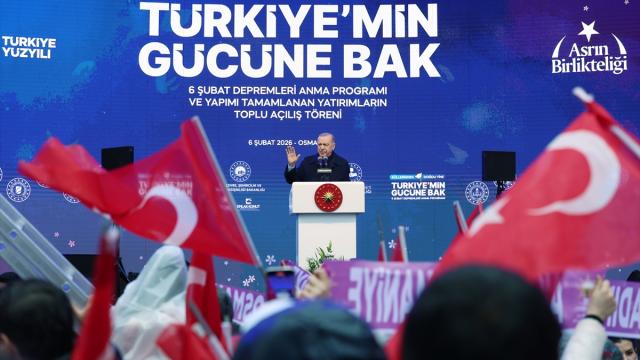 Cumhurbaşkanı Recep Tayyip Erdoğan, Osmaniye'de