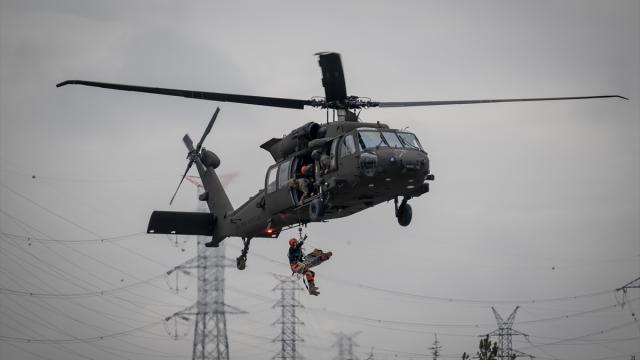 TSK İnsani Yardım Tugayı'nda arama kurtarma tatbikatı düzenlendi