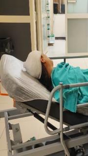 Ekmek almaya giderken başıboş köpekler saldırdı