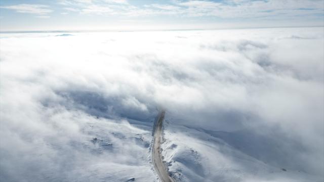 Erzurum'da sis ve soğuk hava etkili oldu