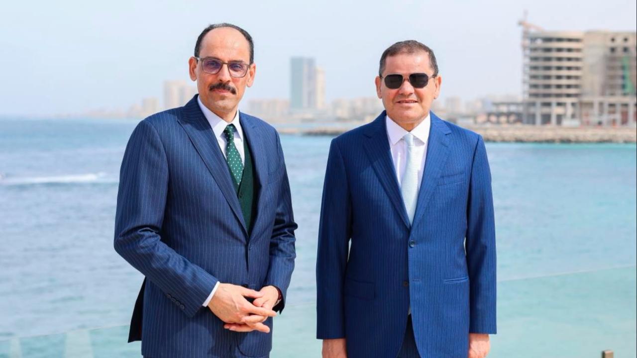 MİT Başkanı Kalın, Libya Başbakanı Dibeybe ile görüştü