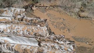 Köyceğiz'de derelerin taşması sonucu evleri su bastı, tarım alanları su altında kaldı