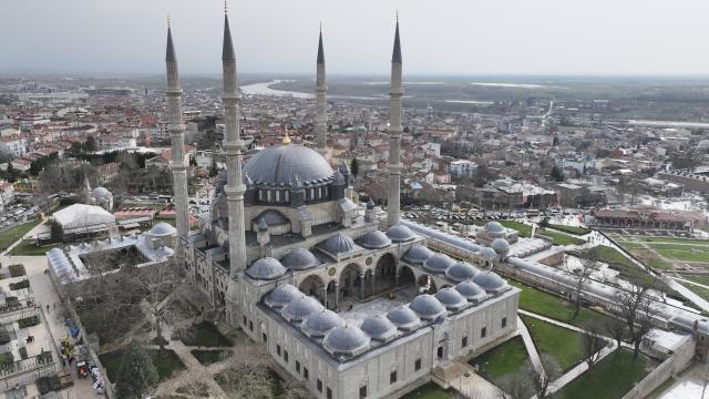 Restorasyonunda sona gelinen Selimiye Camii, Ramazan'ın ilk günü ibadete açılıyor