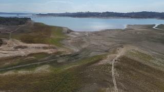 Seyhan Baraj Gölü'ndeki kuraklık