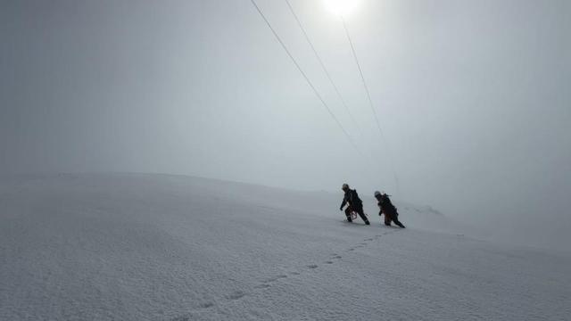 Metrelerce karda zorlu mesai
