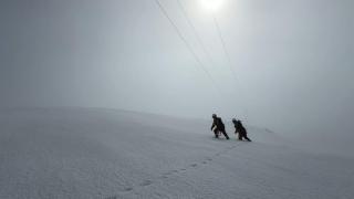 Metrelerce karda zorlu mesai