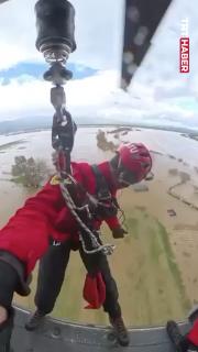 Jandarma'dan film gibi kurtarma operasyonu