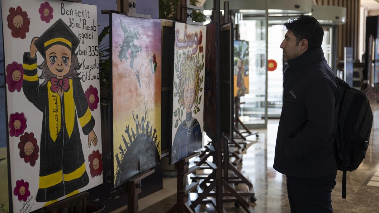 "Çocuklar duygularını tuvale döktü"