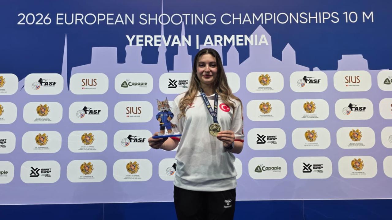 Milli atıcı Damla Köse'den altın madalya