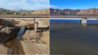 Kuruma noktasına gelen Gülbahar Baraj Gölü mevsimsel yağışlarla canlandı