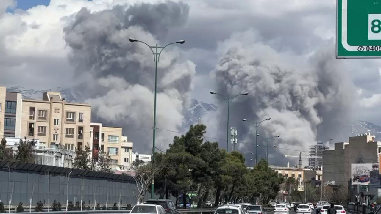 Tahran'da art arda patlamalar