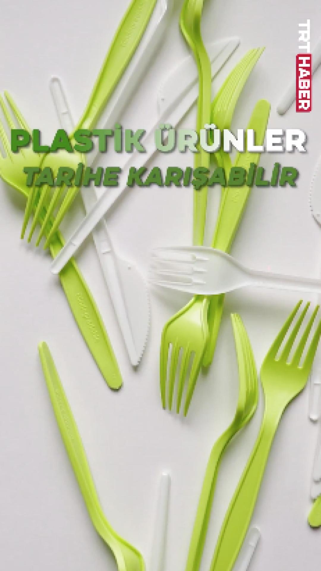 Tek kullanımlık plastikler tarihe karışabilir...