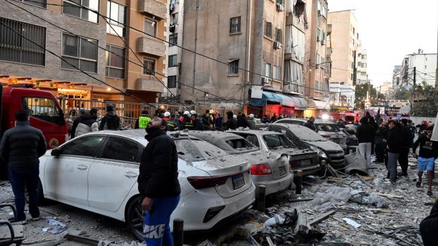 İsrail, Beyrut'ta bir binaya saldırı düzenledi