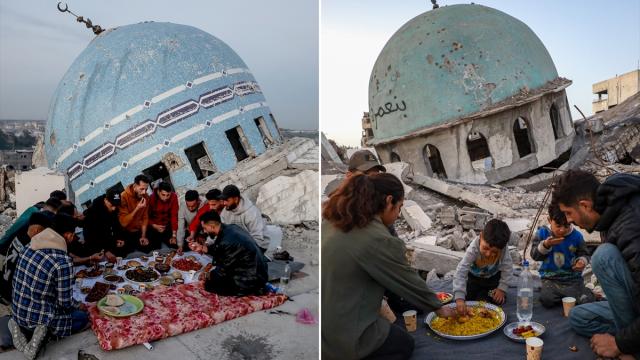 Gazze'de iftar sofraları yıllardır yıkımın gölgesinde kuruluyor