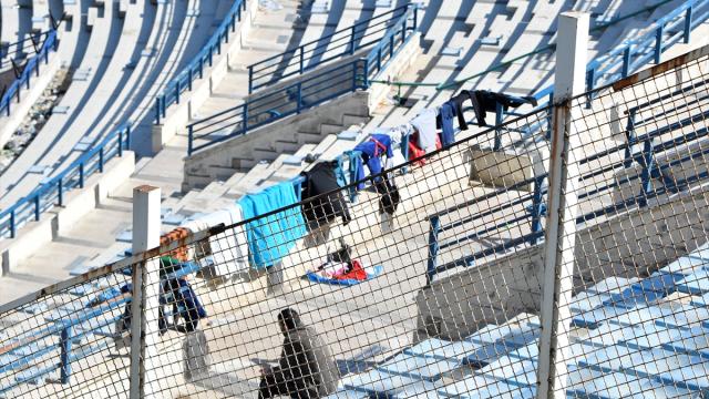 İsrail saldırıları nedeniyle Beyrut'un en büyük spor tesisi barınma merkezine dönüştürüldü