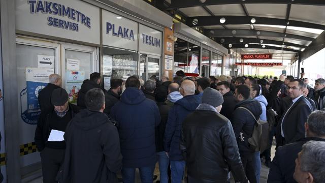 Ankara'da "APP" plaka değişim yoğunluğu