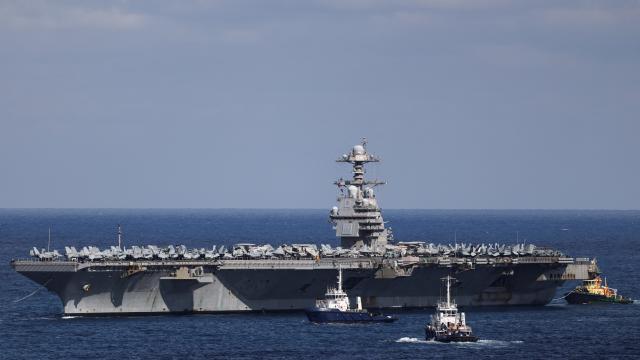 USS Gerald R. Ford Uçak Gemisinde Yangın Sonrası Girit'e Dönüş Hazırlığı