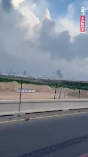 İran, Hayfa'da bir petrol rafinerisini vurdu