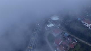 Bolu Dağı'nda sis etkili oldu