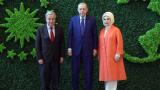 Cumhurbaşkanı Erdoğan ile BM Genel Sekreteri Guterres sergi gezdi