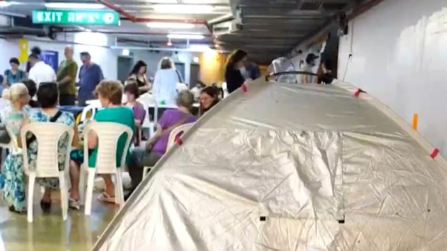 TRT Haber İsrail'deki sığınakları göüntüledi