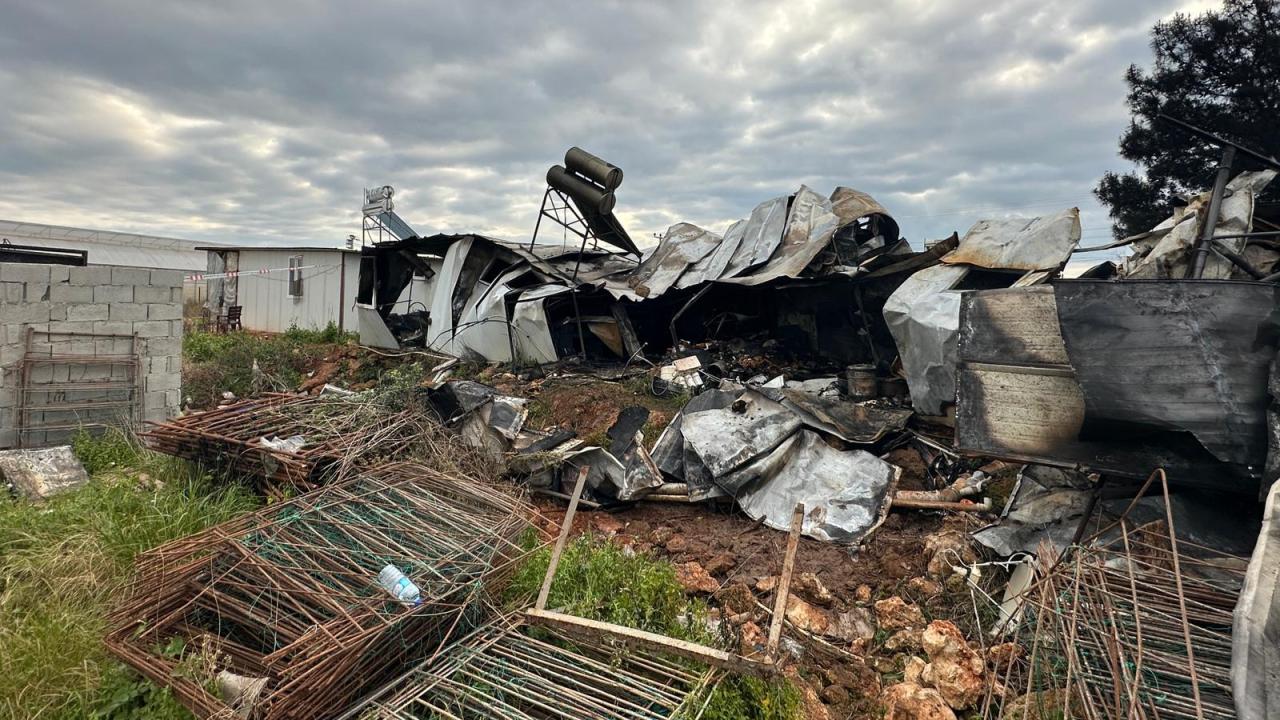 Antalya'da yangın faciası