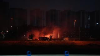 ABD'nin Bağdat Büyükelçiliği çevresinde İHA saldırısı sonrası yangın çıktı