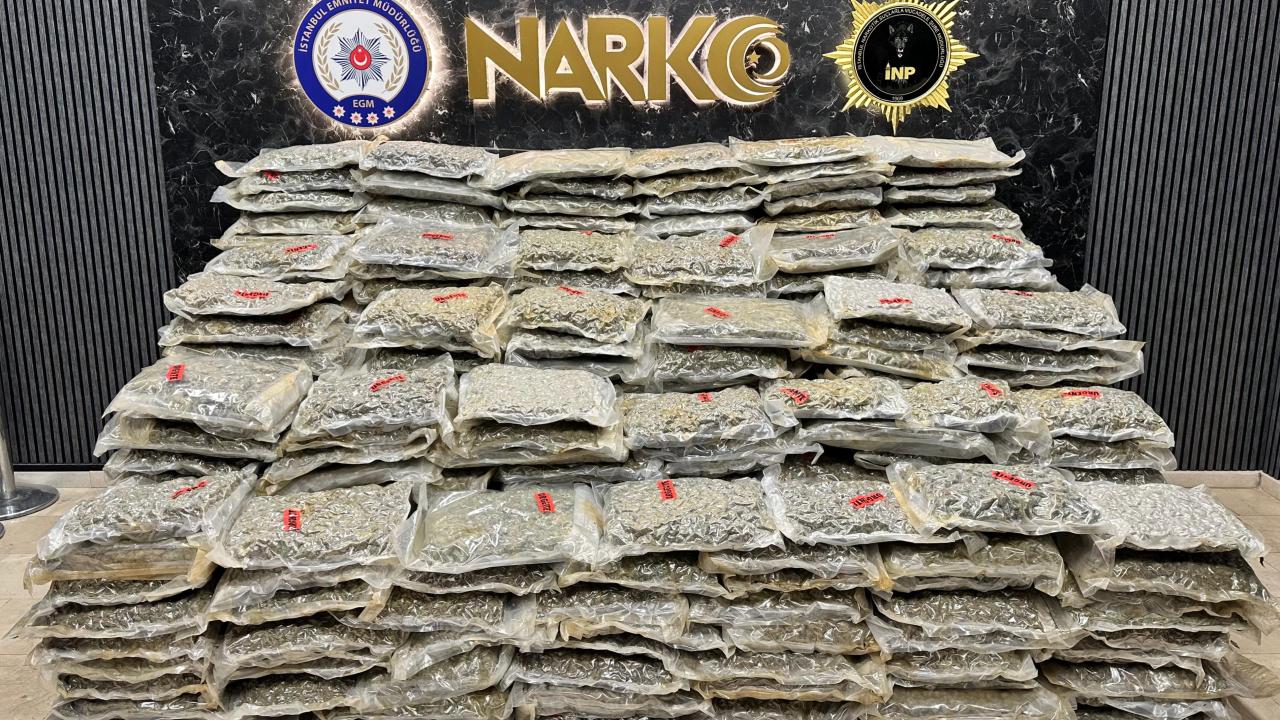 İstanbul’da 527 kilogram uyuşturucu ele geçirildi