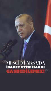 "Kudüs ve Mescid-i Aksa’yı savunmak insanlığı savunmaktır"