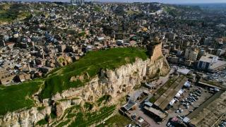 Fırat Nehri kıyısındaki Birecik Kalesi, dronla görüntülendi