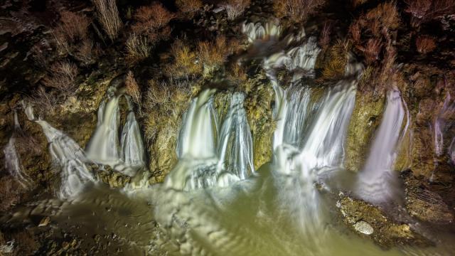 Muradiye Şelalesi'nin debisi yükseldi