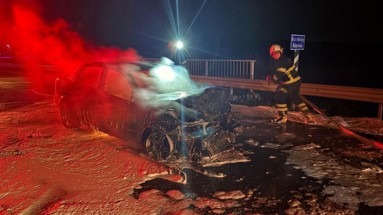 Lüleburgaz'da zincirleme kaza: 2 yaralı