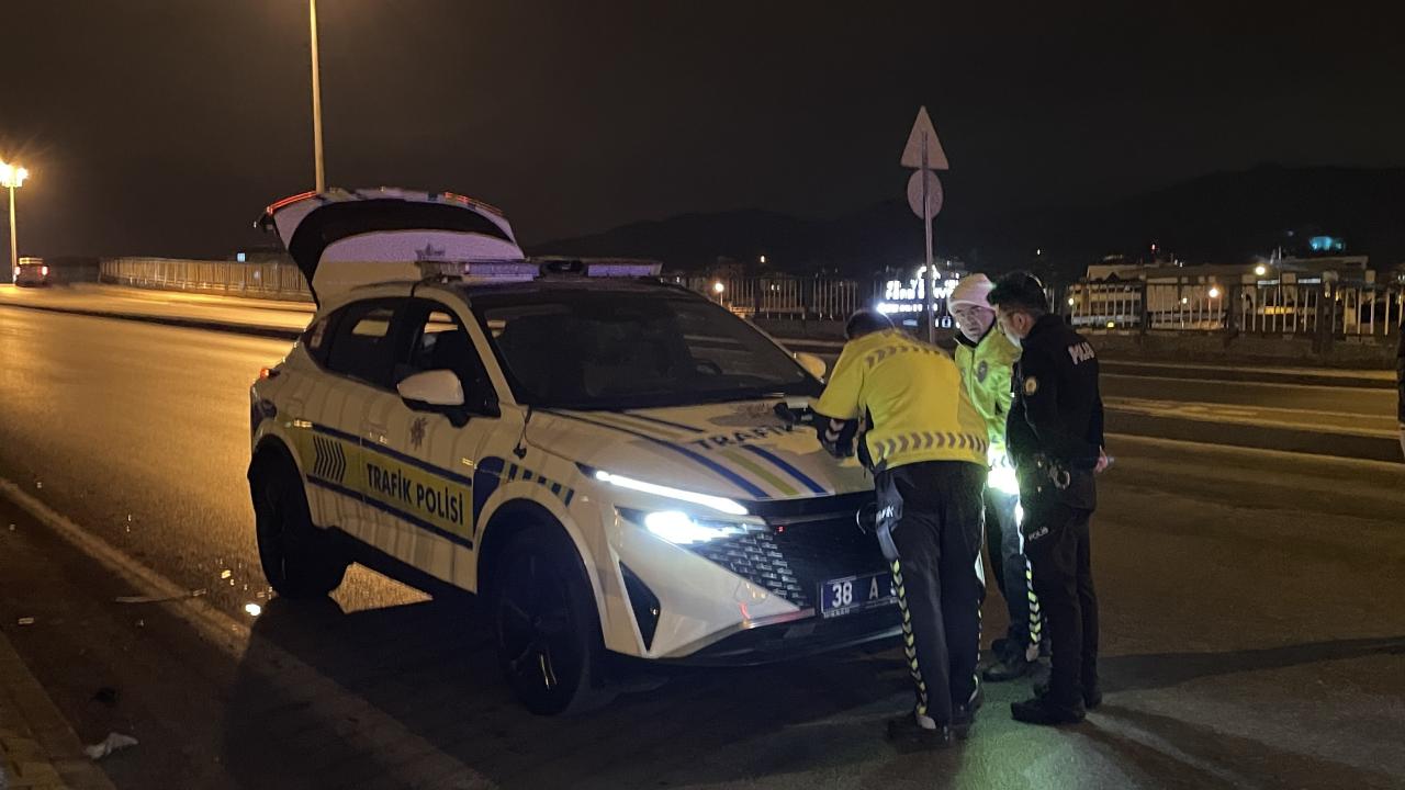 Kayseri'de polisten kaçan 2 sürücüye 920 bin lira ceza