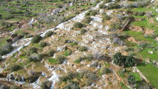 Mardin'in Kızıltepe ilçesindeki "Emrud travertenleri"