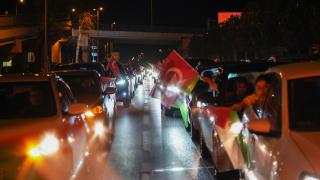 İstanbul'da Gazze'ye destek için araç konvoyu