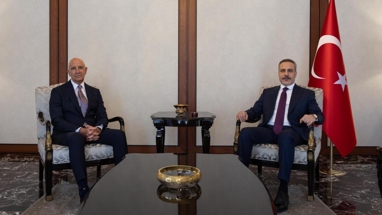 Dışişleri Bakanı Fidan, ABD'nin Ankara Büyükelçisi Barrack'ı kabul etti