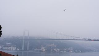 İstanbul sisle kaplandı