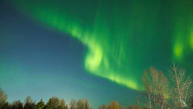Geceler kısalırken Alaska'da Kuzey Işıkları görülmeye devam ediyor