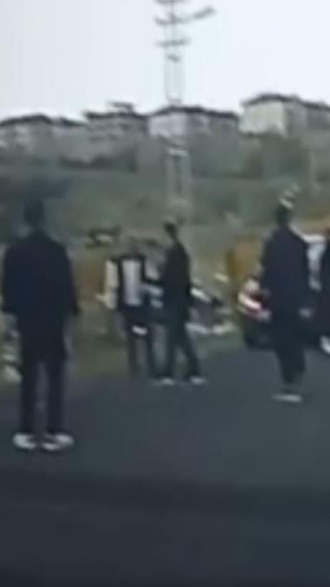 Nevşehir'de yol verme tartışması kamerada