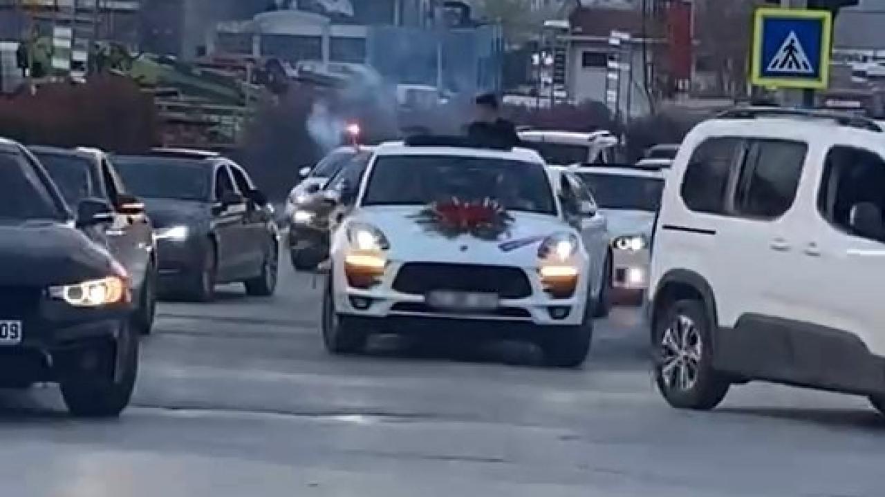 Bursa'da düğün konvoyuna 660 bin lira ceza