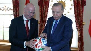 Cumhurbaşkanı Erdoğan, FIFA Başkanı Infantino'yu kabul etti