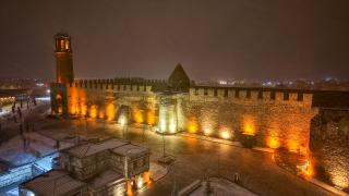 Erzurum'a nisanda kar sürprizi