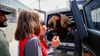 İsrail'in serbest bıraktığı bir grup Filistinli Gazze'ye ulaştı