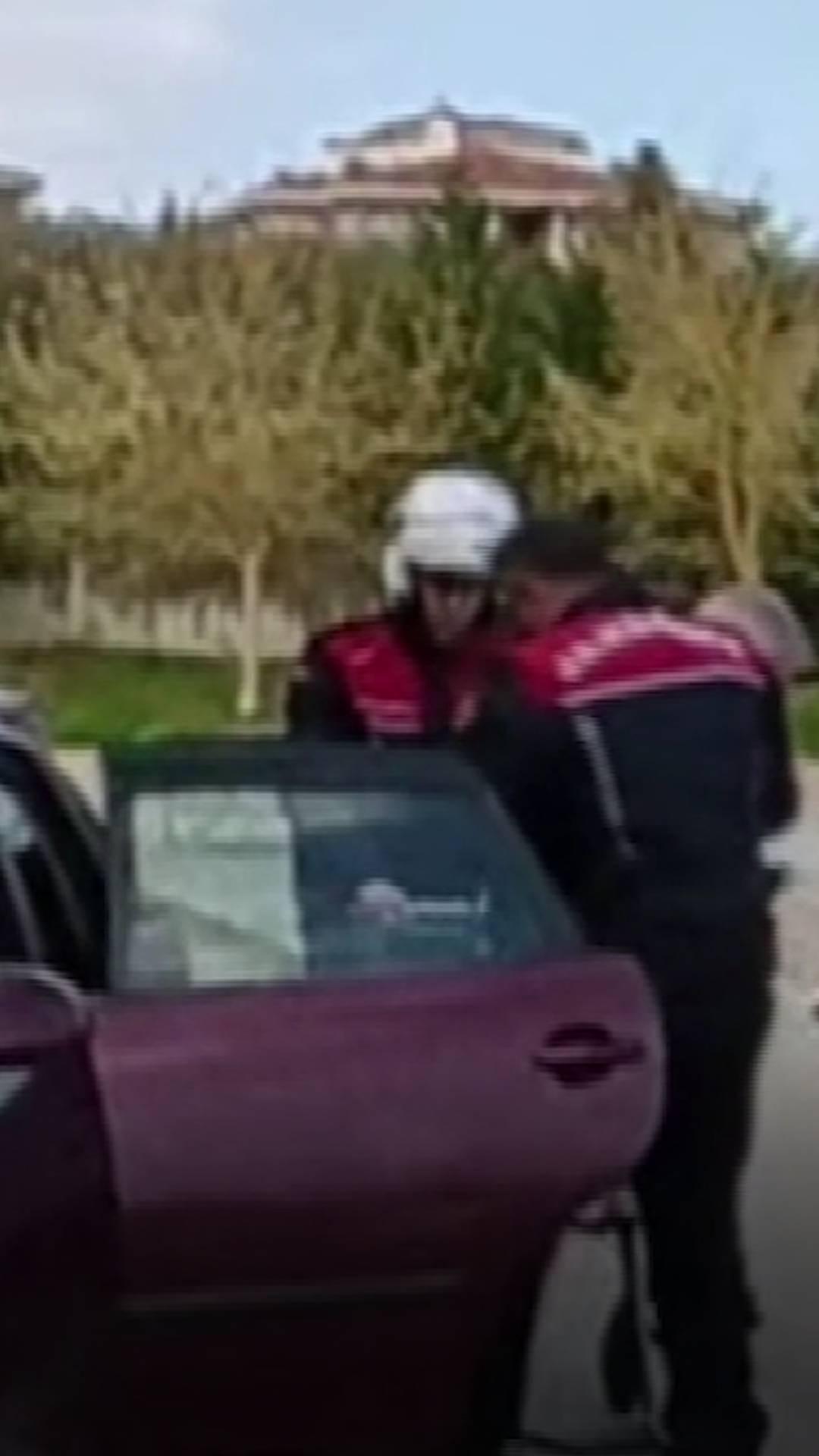 Fenalaşan sürücüyü jandarma hastaneye yetiştirdi