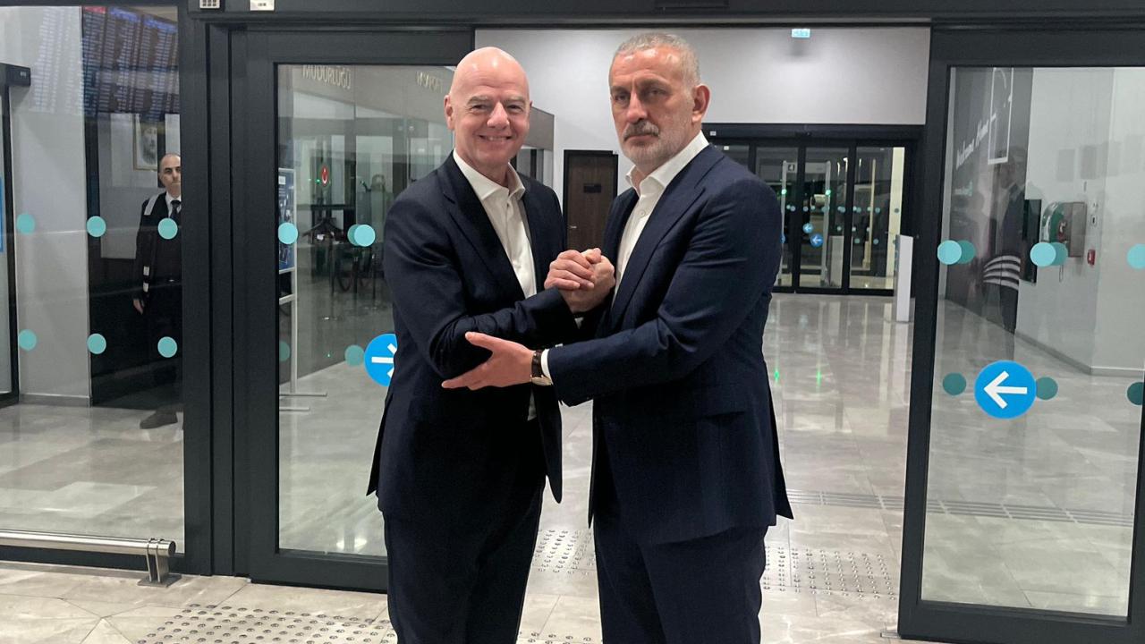 FIFA Başkanı Infantino İstanbul'a geldi