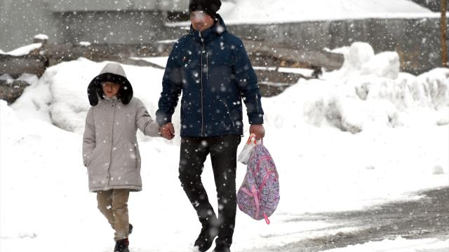 Bazı illerde Nisanda kar yağışı etkili oluyor