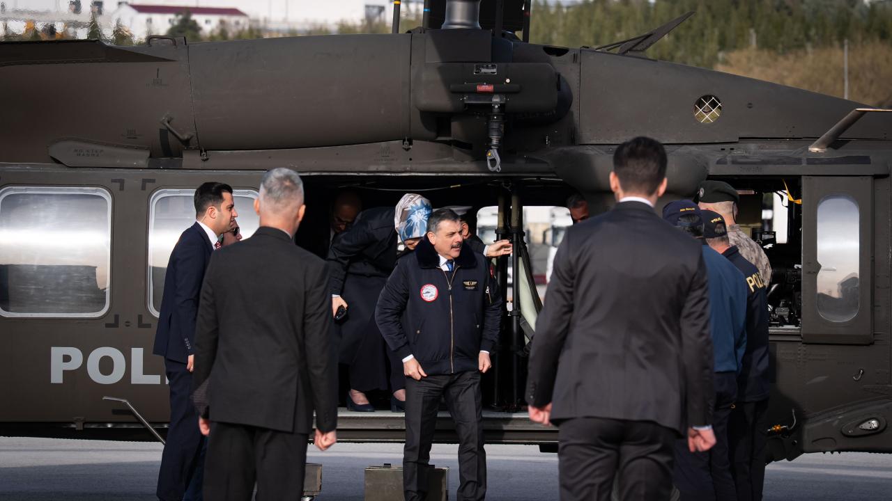 Bakan Çiftçi, Emniyet envanterine alınan T70 helikopteriyle ilk uçuşunu gerçekleştirdi