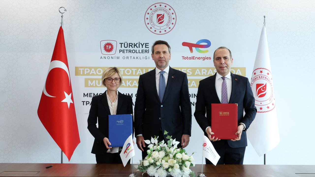 TPAO ve TotalEnergies arasında mutabakat zaptı imzalandı